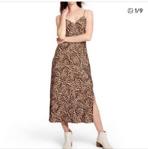 Nili Lotan X Target Leopard Slip Dress